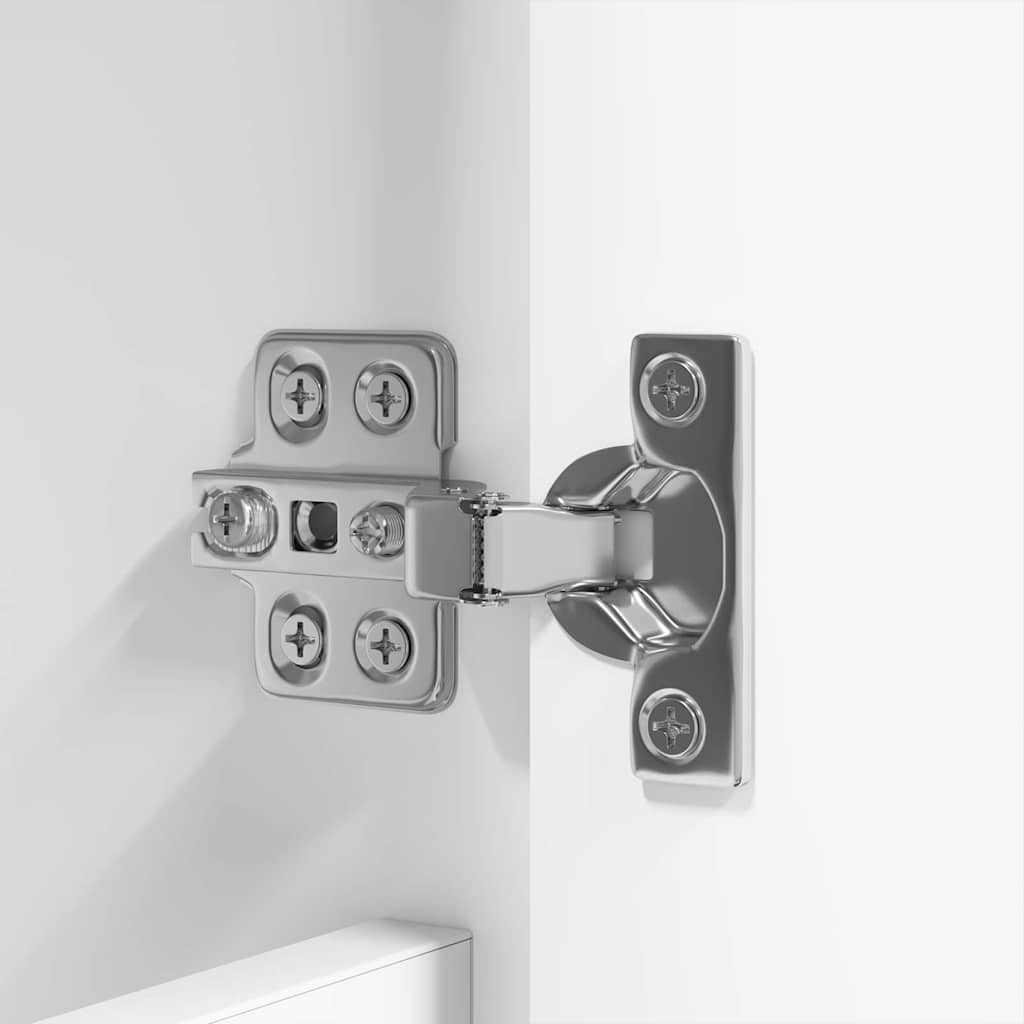 Badeværelsesmøbel sæt med skuffe 3 pcs Hvid Konstrueret træ