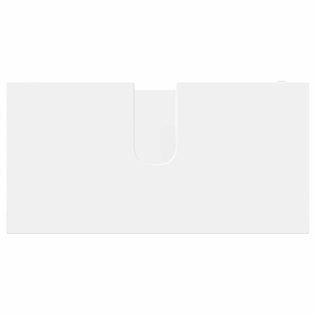 Badeværelsesmøbel sæt med skuffe 3 pcs Hvid Konstrueret træ