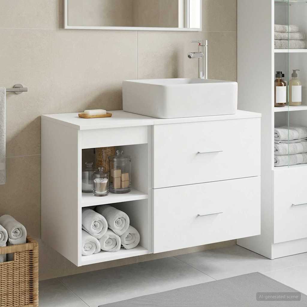 Badevrelsesmbel st 2 stk. Hvid Konstrueret tr