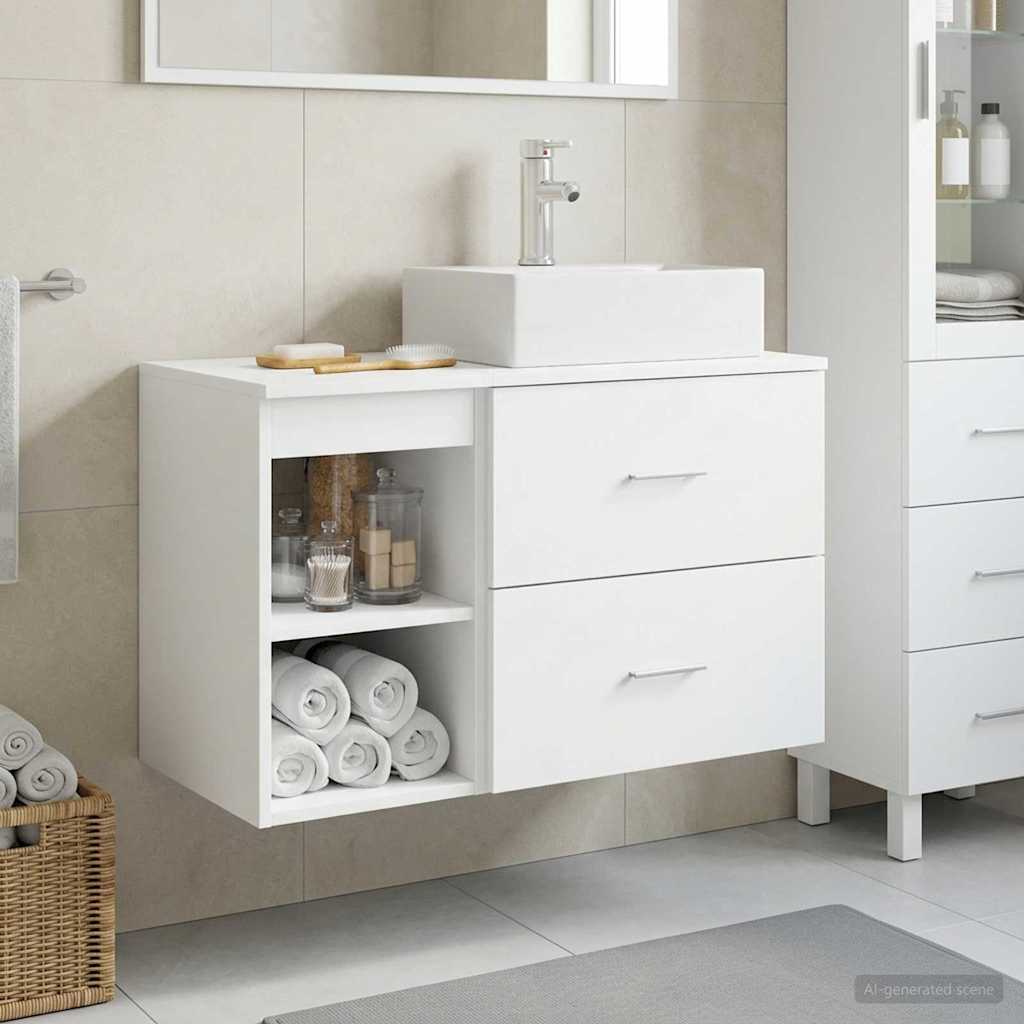 Badevrelsesmbel st 2 stk. Hvid Konstrueret tr