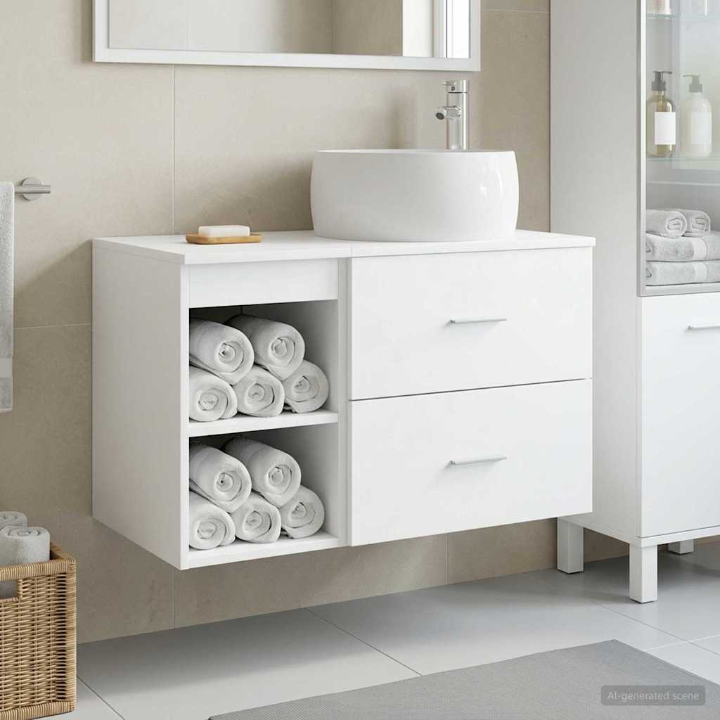 Badevrelsesmbel st 2 stk. Hvid Konstrueret tr