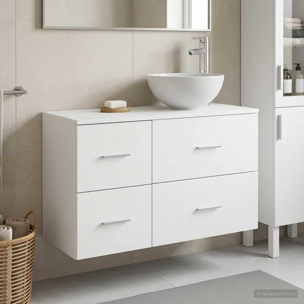Badevrelsesmbel st 2 stk. Hvid Konstrueret tr