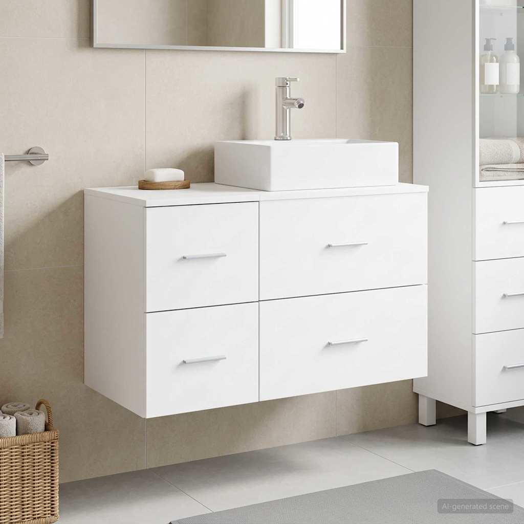 Badevrelsesmbel st 2 stk. Hvid Konstrueret tr