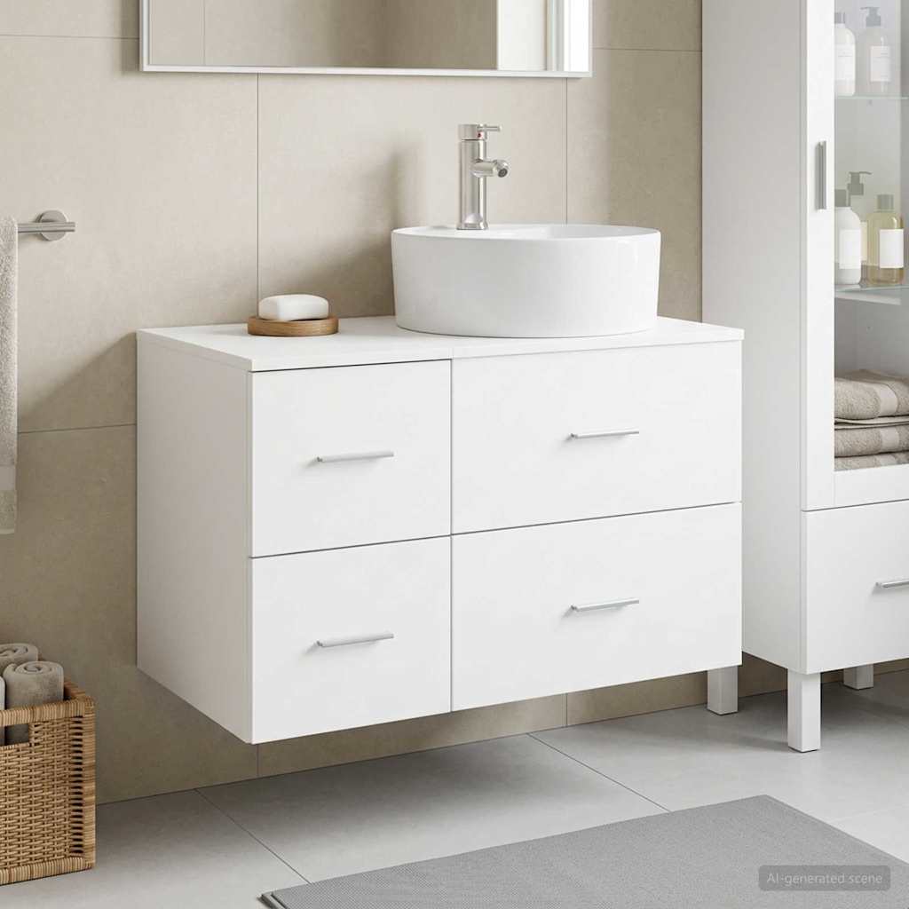 Badevrelsesmbel st 2 stk. Hvid Konstrueret tr