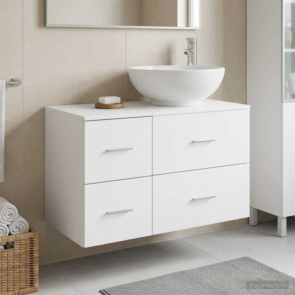 Badevrelsesmbel st 2 stk. Hvid Konstrueret tr