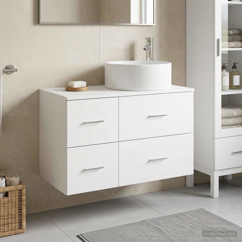 Badevrelsesmbel st 2 stk. Hvid Konstrueret tr