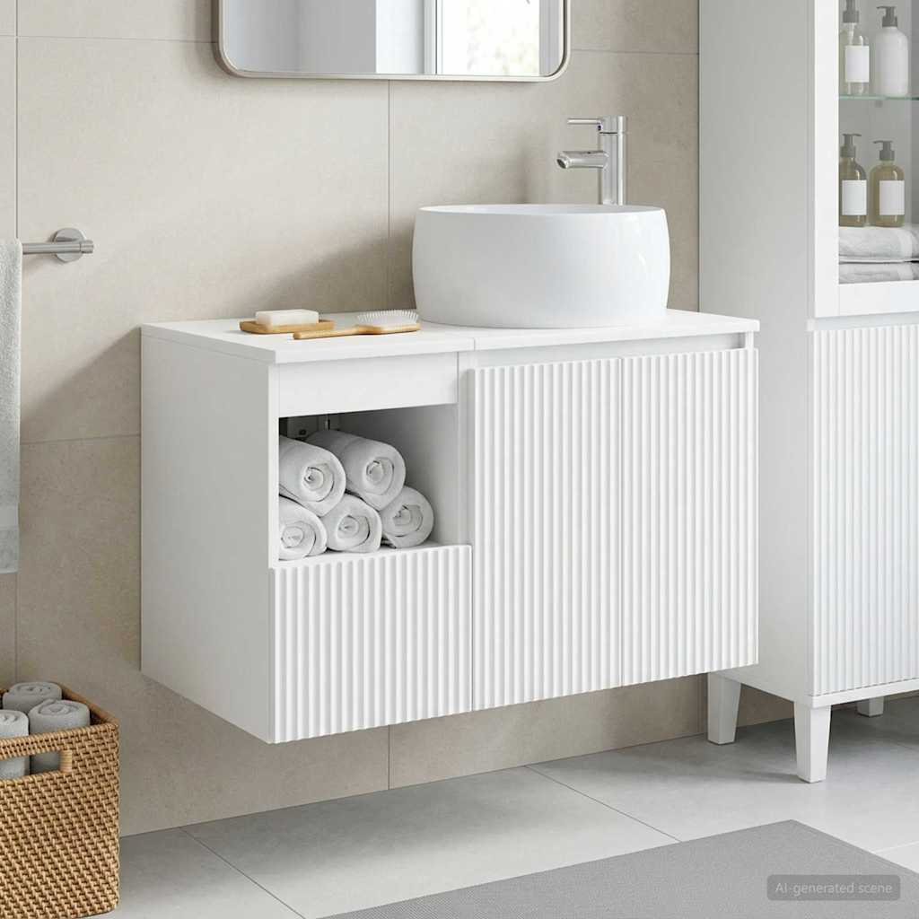 Badevrelsesmbel st 2 stk. Hvid Konstrueret tr