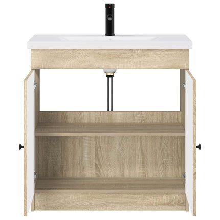 Badeværelsesmøbel sæt Sonoma-eg 56 x 37,5 x 81 cm
