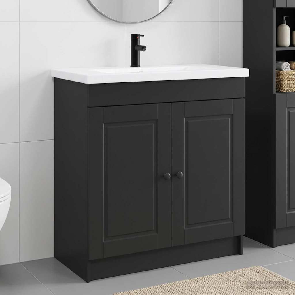 Badevrelsesmbel st Sort 78,5 x 37,5 x 81 cm Konstrueret tr