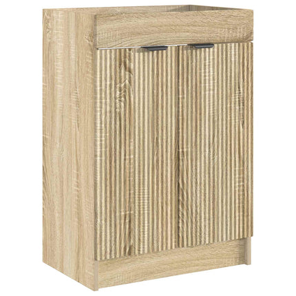 Badeværelsesmøbel sæt Sonoma-eg 56 x 37,5 x 81 cm