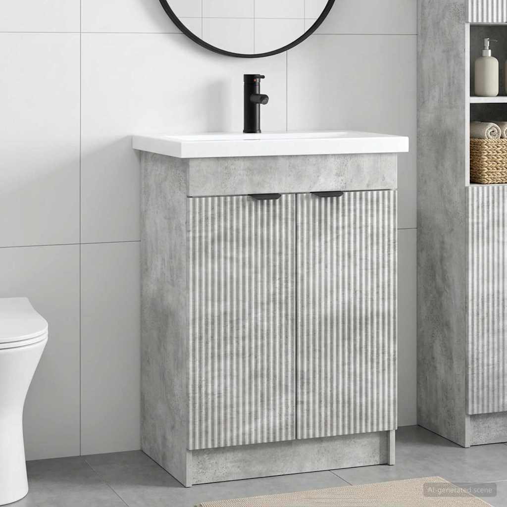 Badevrelsesmbel st Betongr 78,5 x 37,5 x 81 cm
