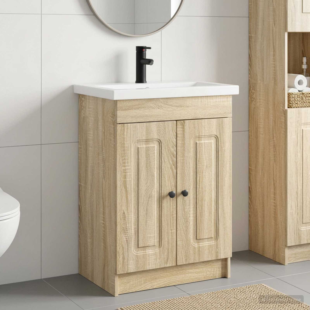 Badevrelsesmbel st Sonoma-eg 56 x 37,5 x 81 cm