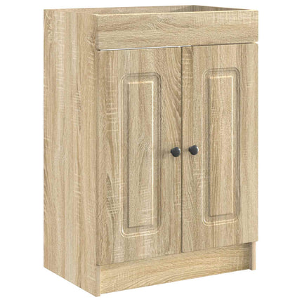 Badeværelsesmøbel sæt Sonoma-eg 56 x 37,5 x 81 cm