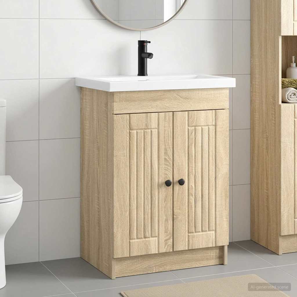 Badevrelsesmbel st Sonoma-eg 78,5 x 37,5 x 81 cm