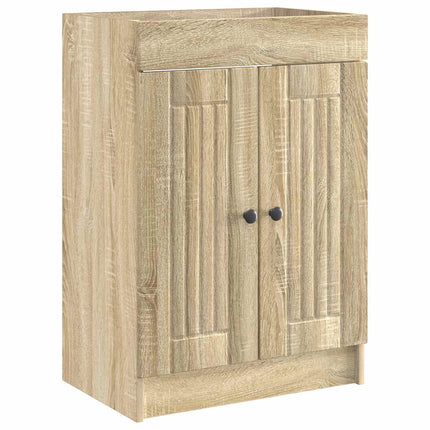 Badeværelsesmøbel sæt Sonoma-eg 78,5 x 37,5 x 81 cm