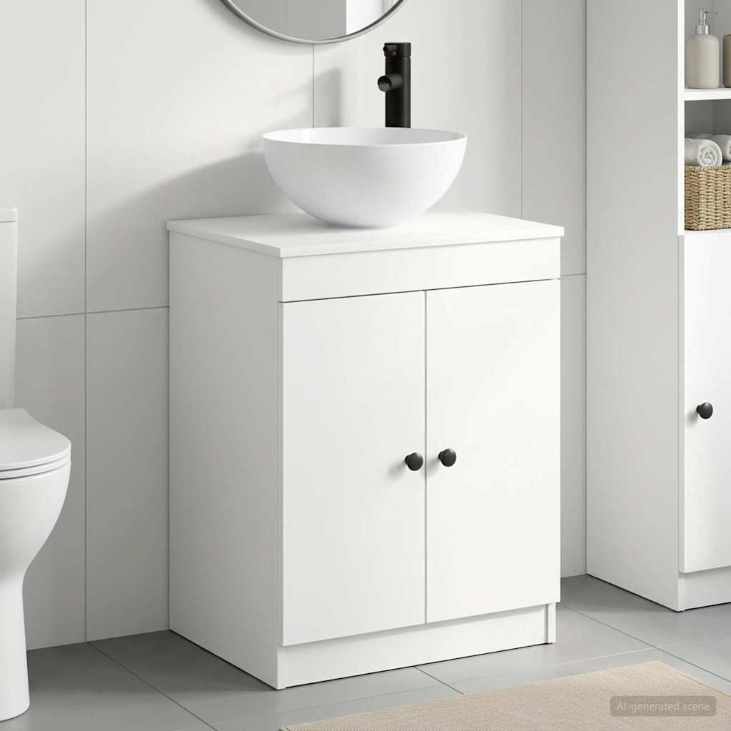 Badevrelsesmbel st Hvid Konstrueret tr