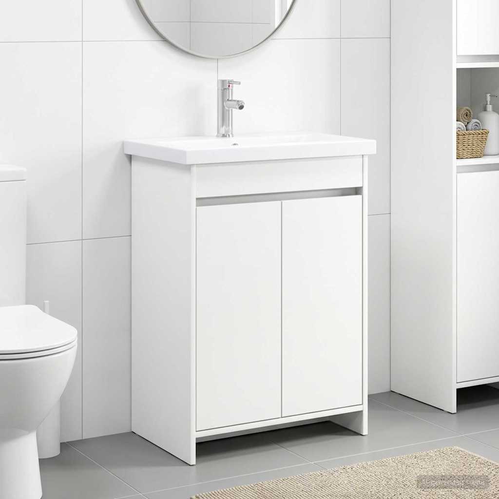 Badevrelsesmbel st Hvid 81 x 40 x 84,5 cm Konstrueret tr