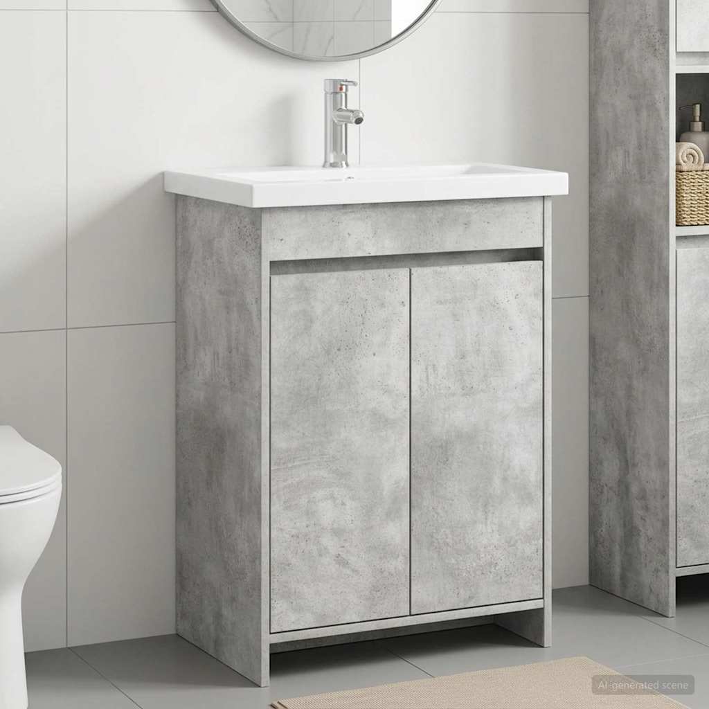 Badevrelsesmbel st Betongr 81 x 40 x 84,5 cm