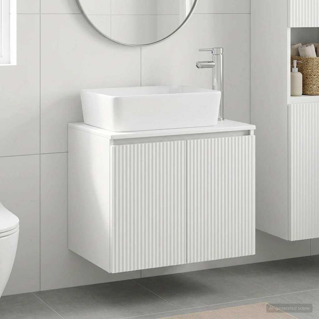 Badevrelsesmbel st Hvid Konstrueret tr