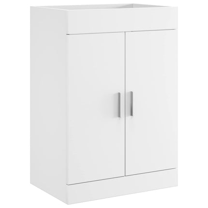 Badeværelsesmøbel sæt Hvid 81 x 40 x 84,5 cm Konstrueret træ
