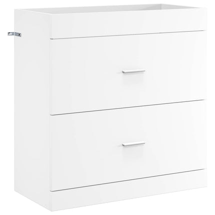 Badeværelsesmøbel sæt Hvid 81 x 40 x 84,5 cm Konstrueret træ