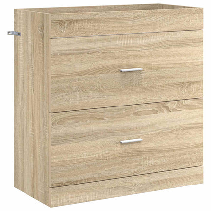 Badeværelsesmøbel sæt Sonoma-eg 81 x 40 x 84,5 cm