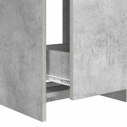 Badeværelsesmøbel sæt Betongrå 81 x 40 x 84,5 cm