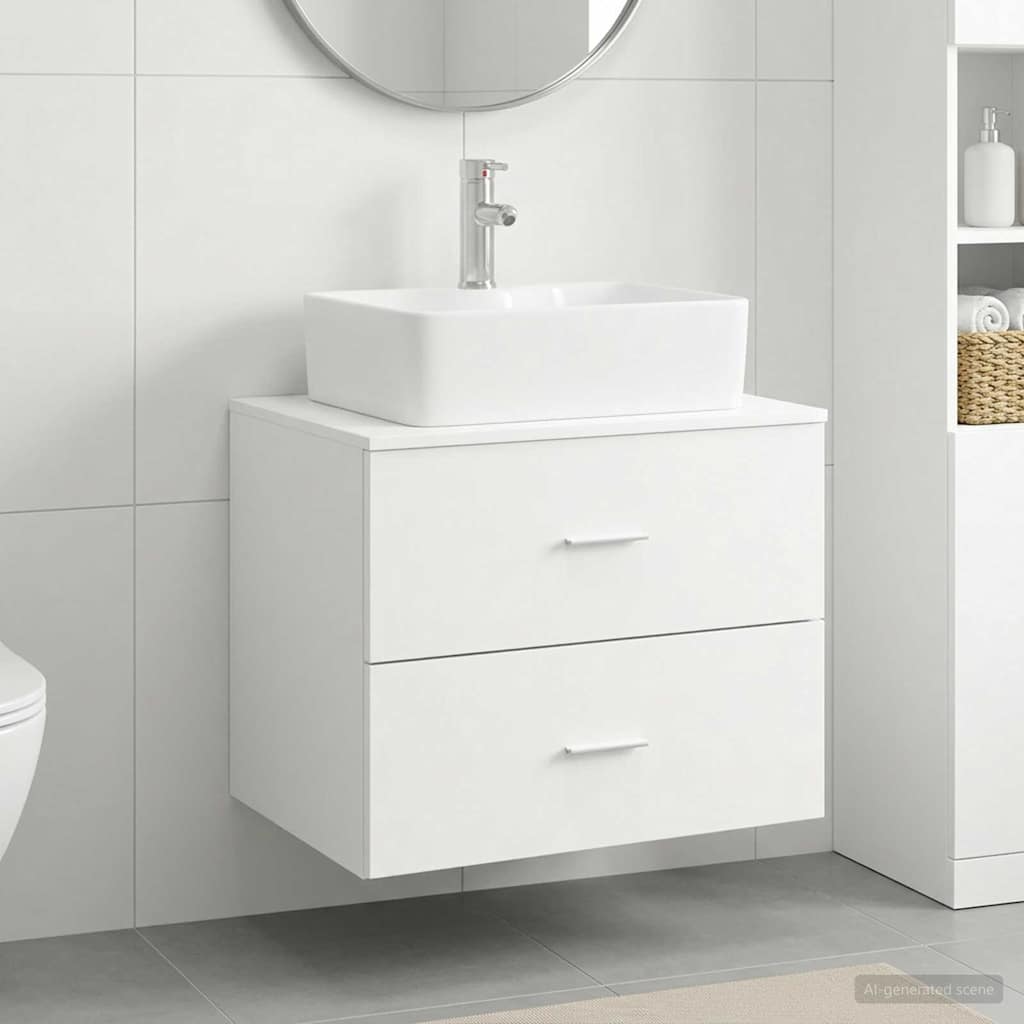 Badevrelsesmbel st Hvid Konstrueret tr