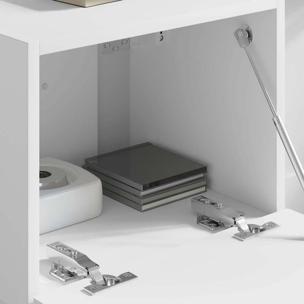 TV vægskab Vægmonteret Hvid 60 x 31 x 29.5 cm Konstrueret træ