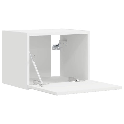 TV vægskab 39 x 31 x 29,5 cm Hvid Konstrueret træ