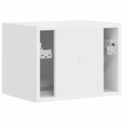TV vægskab 39 x 31 x 29,5 cm Hvid Konstrueret træ