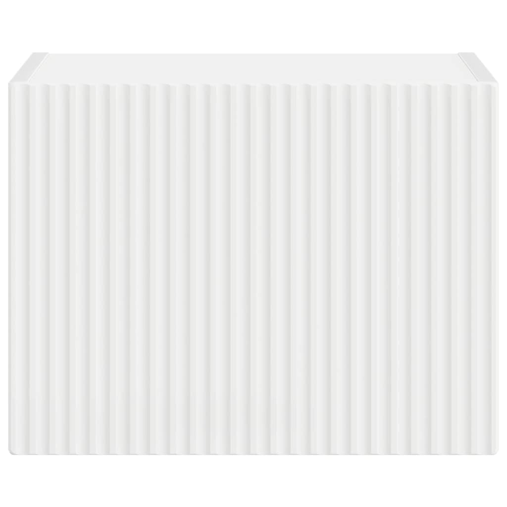 TV vægskab Vægmonteret Hvid 60 x 31 x 29.5 cm Konstrueret træ