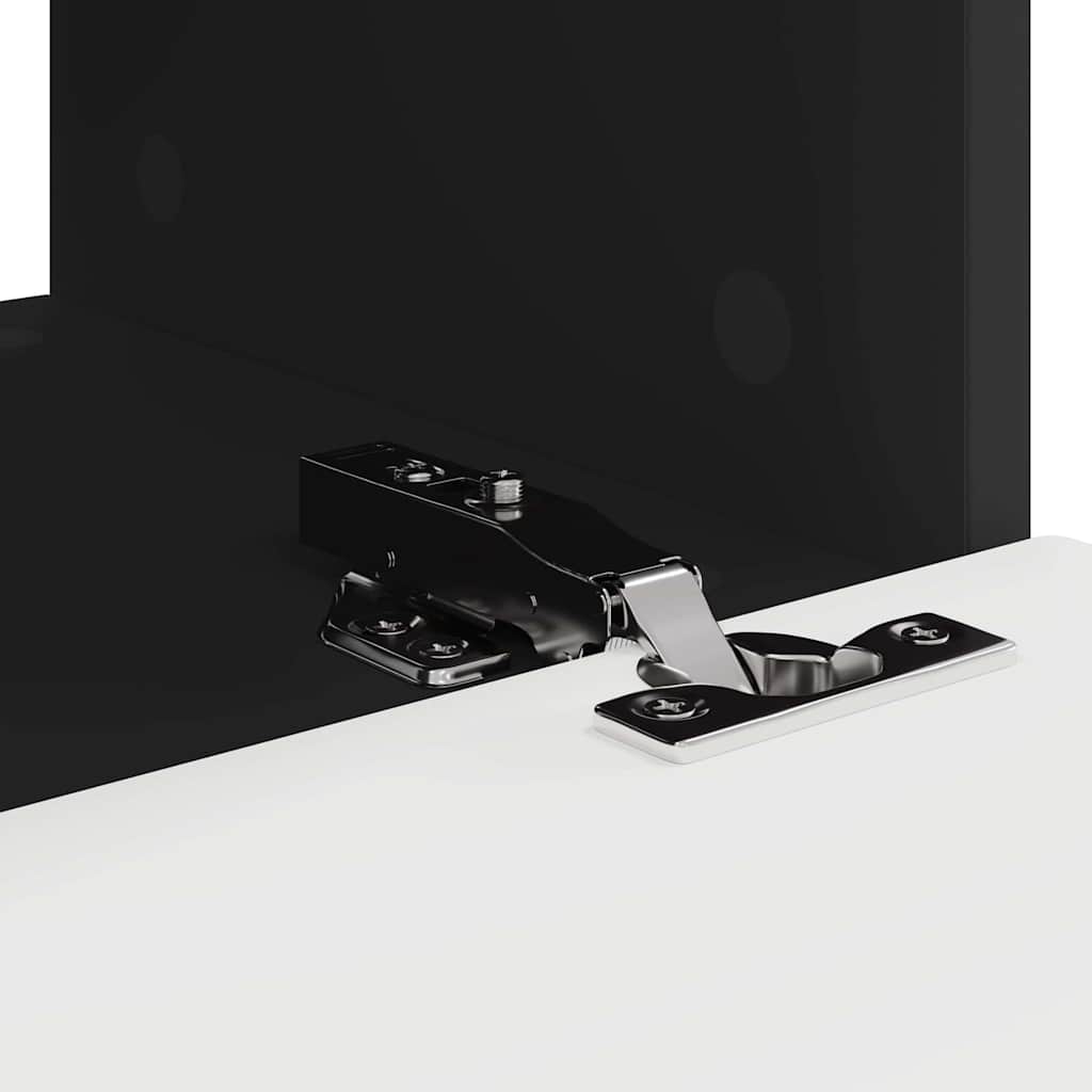 TV vægskab Vægmonteret Sort 60 x 31 x 29.5 cm Konstrueret træ