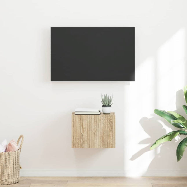 TV vægskab 39 x 31 x 29,5 cm Sonoma Konstrueret træ
