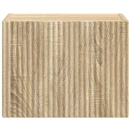 TV vægskab Vægmonteret Sonoma 39 x 31 x 29,5 cm Konstrueret træ