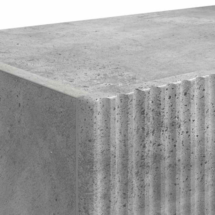 TV vægskab Vægmonteret Beton 39 x 31 x 29,5 cm Konstrueret træ