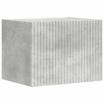 TV vægskab Vægmonteret Beton 39 x 31 x 29,5 cm Konstrueret træ