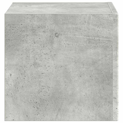 TV vægskab Vægmonteret Beton 39 x 31 x 29,5 cm Konstrueret træ