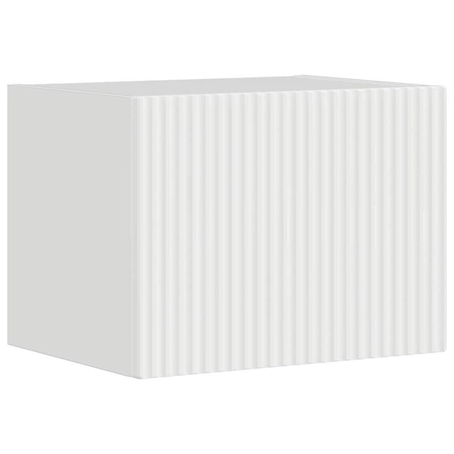 TV vægskab 39 x 31 x 29,5 cm Gloss Hvid Konstrueret træ