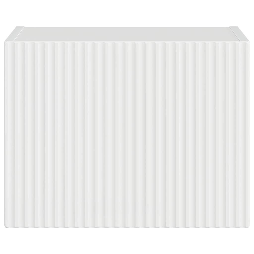 TV vægskab Gloss Hvid 60 x 31 x 29.5 cm Konstrueret træ