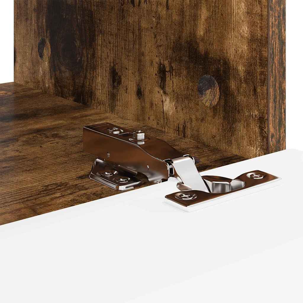 TV vægskab Røget eg 60 x 31 x 29.5 cm Konstrueret træ