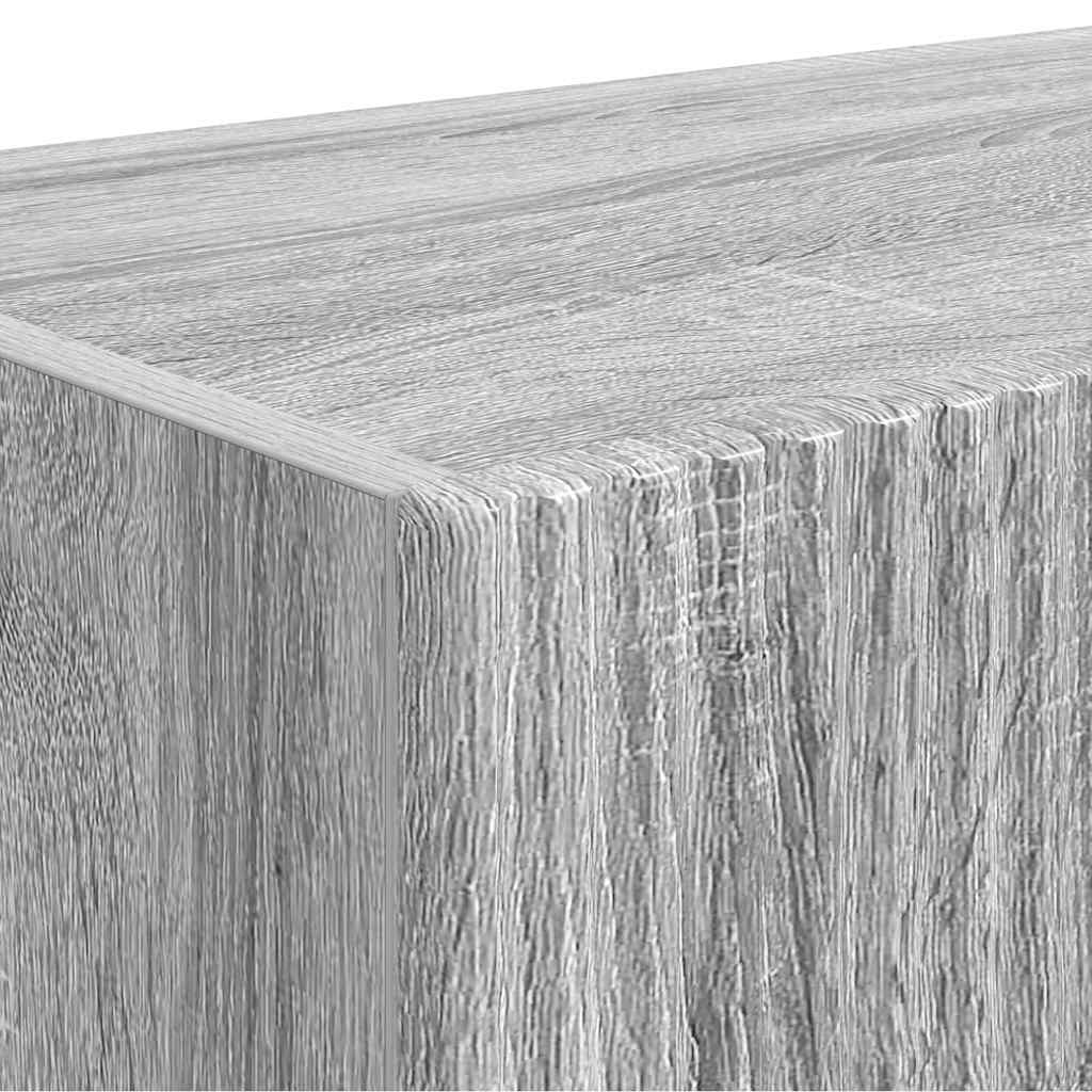 TV vægskab Grå Sonoma 60 x 31 x 29.5 cm Konstrueret træ