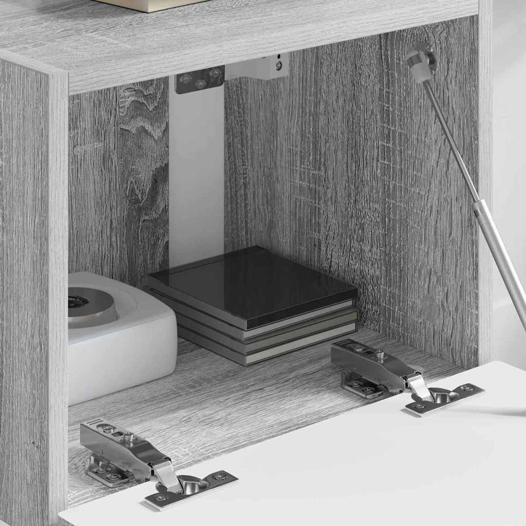 TV vægskab Grå Sonoma 60 x 31 x 29.5 cm Konstrueret træ