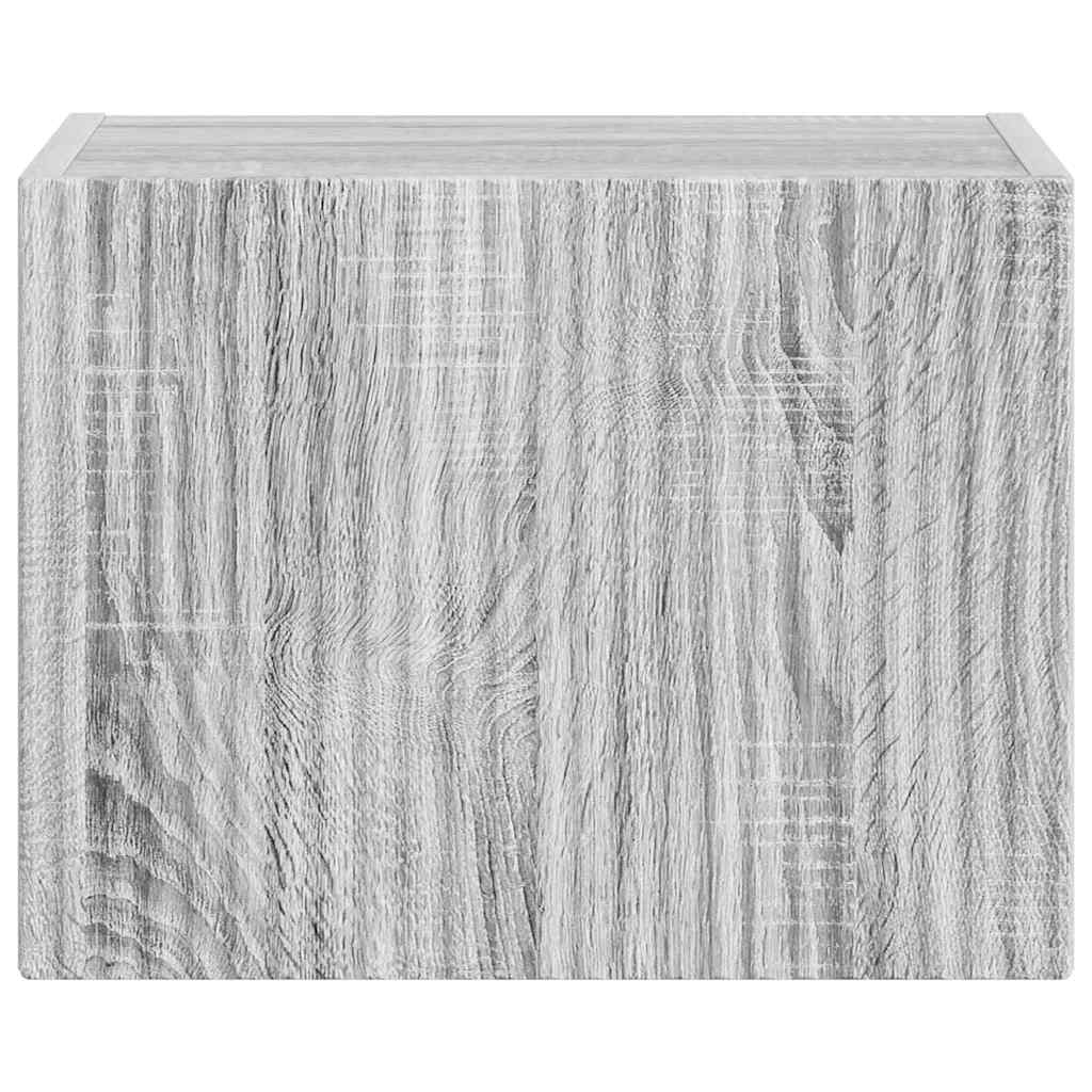 TV vægskab Grå Sonoma 60 x 31 x 29.5 cm Konstrueret træ
