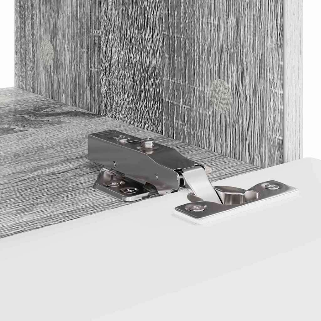 TV vægskab 2 pcs Grå Sonoma 60 x 31 x 29.5 cm Konstrueret træ