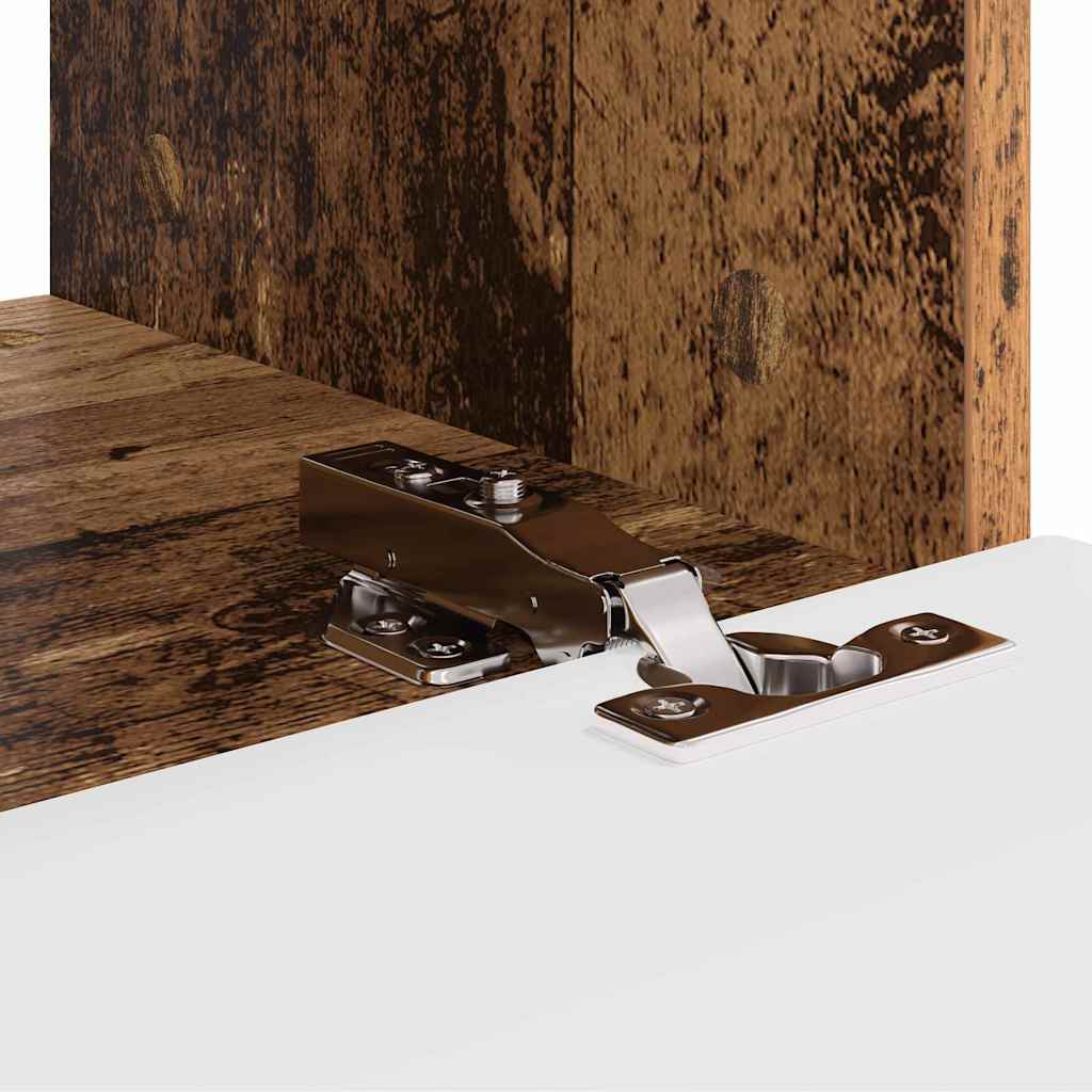 TV vægskab Gammelt træ 60 x 31 x 29.5 cm Konstrueret træ