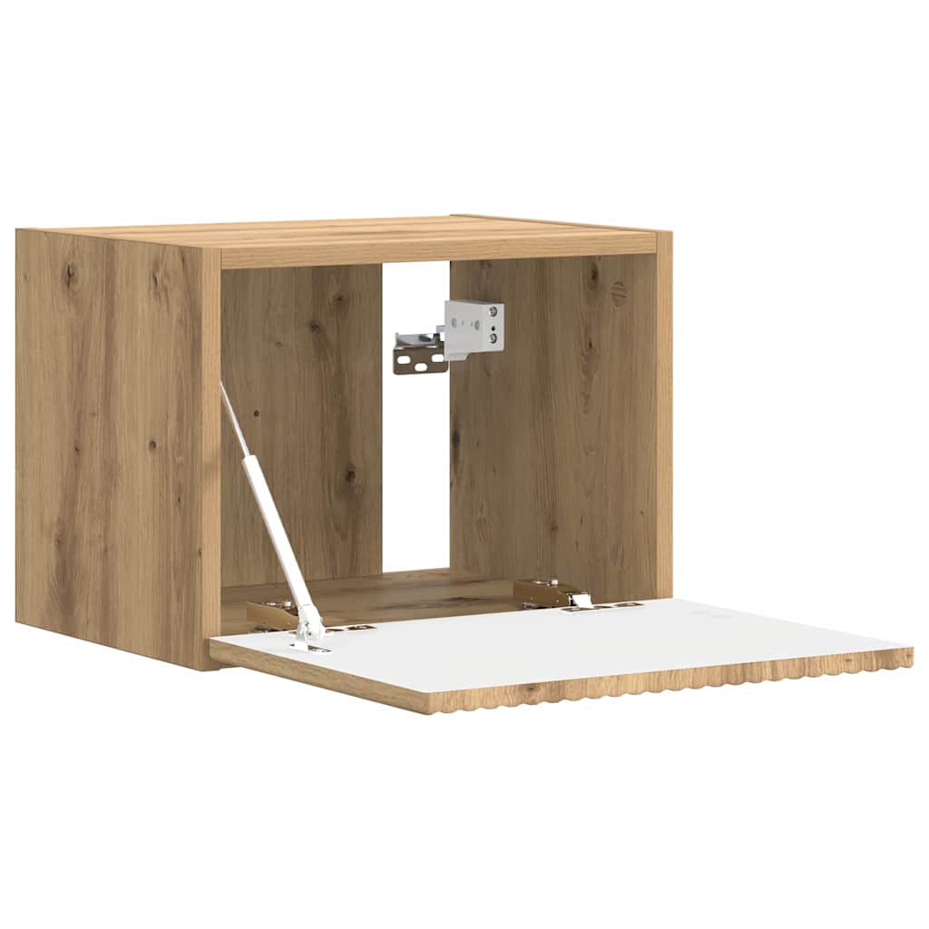 TV vægskab 2 pcs Artisan eg 60 x 31 x 29.5 cm Konstrueret træ