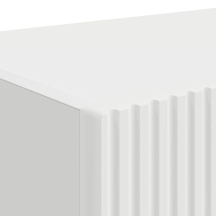 TV vægskab 60 x 31 x 29,5 cm Hvid Konstrueret træ