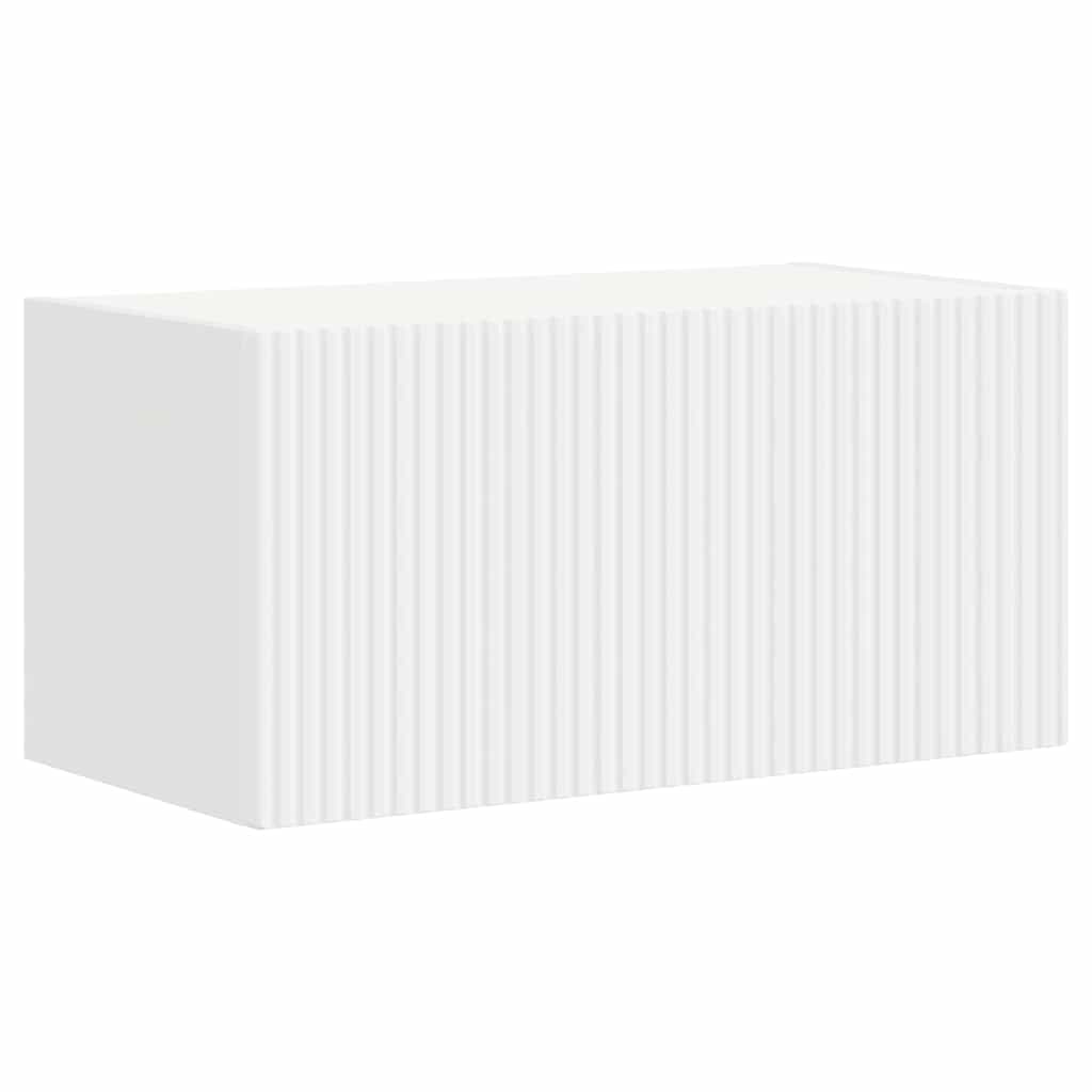 TV vægskab Vægmonteret Hvid 60 x 31 x 29,5 cm Konstrueret træ