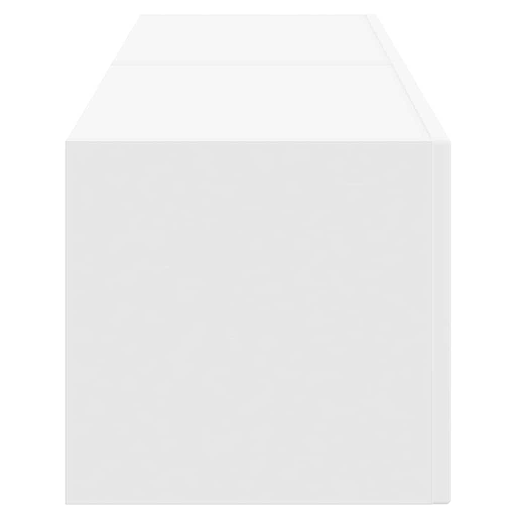 TV vægskab 2 pcs Hvid 60 x 31 x 29.5 cm Konstrueret træ